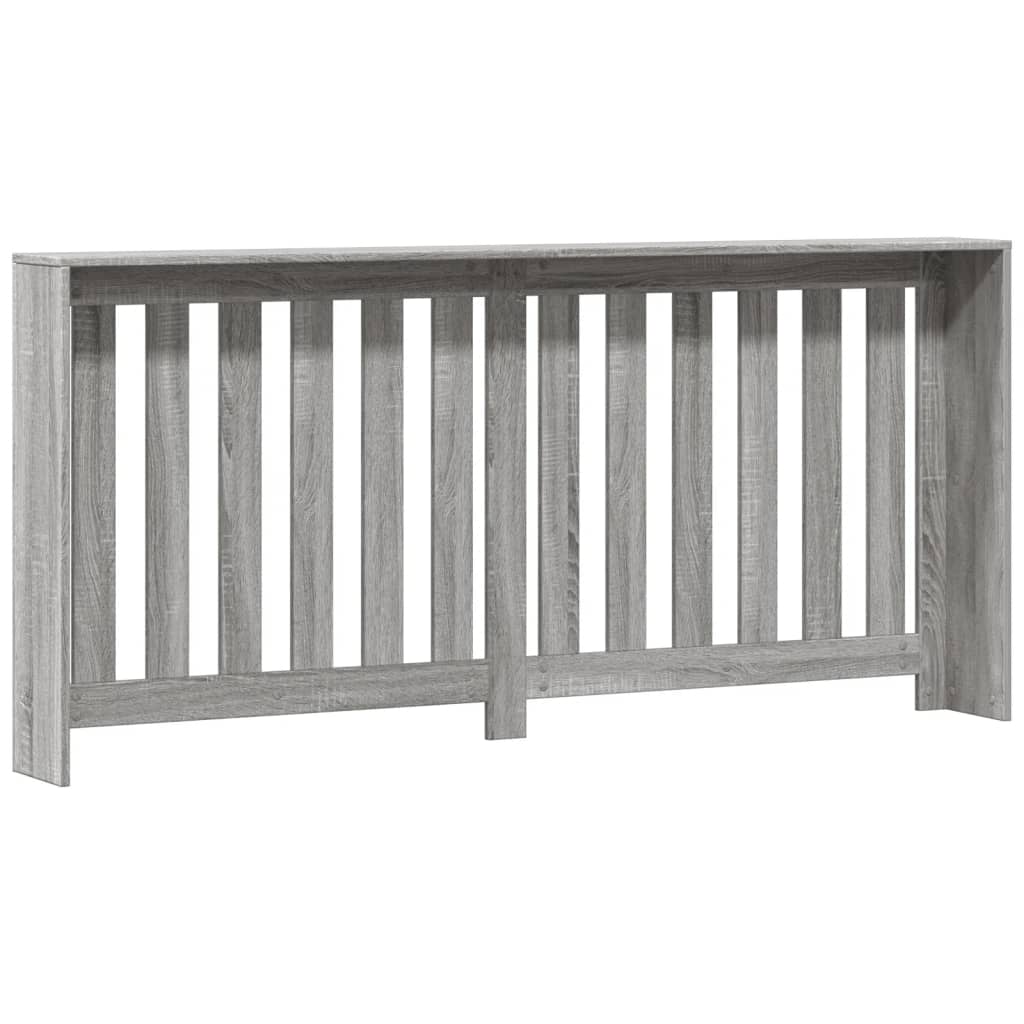 vidaXL Mască pentru calorifer, gri sonoma, 175x20x82 cm lemn prelucrat vidaXL Mască pentru calorifer, gri sonoma, 175x20x82 cm lemn prelucrat