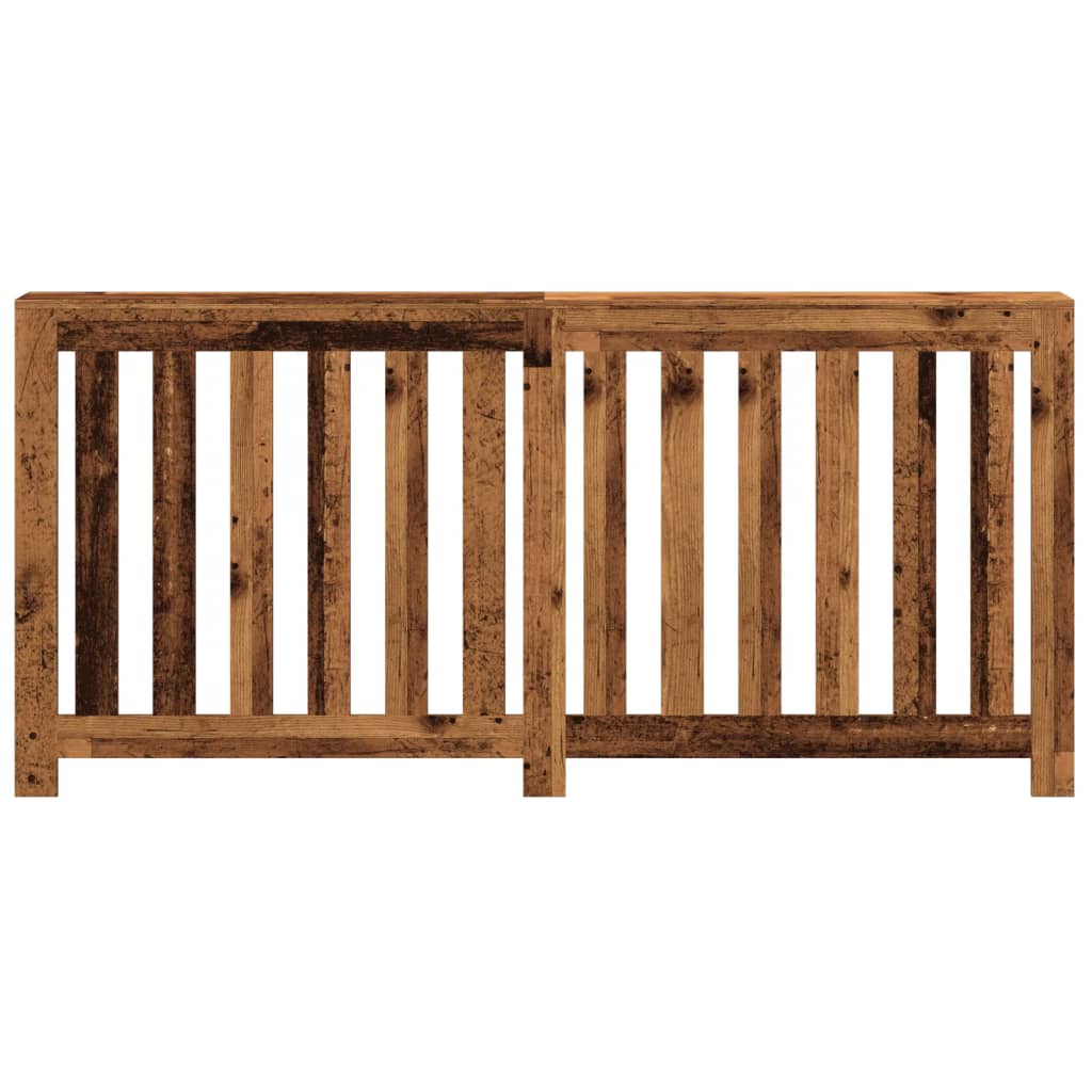 vidaXL Mască de calorifer, lemn vechi, 175x20x82 cm, lemn prelucrat vidaXL Mască de calorifer, lemn vechi, 175x20x82 cm, lemn prelucrat