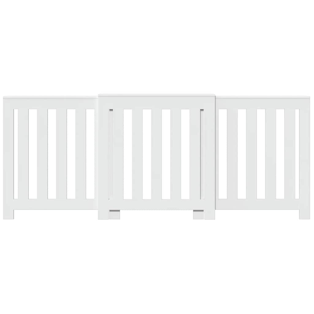 vidaXL Mască pentru calorifer, alb, 205x21,5x83,5 cm, lemn prelucrat vidaXL Mască pentru calorifer, alb, 205x21,5x83,5 cm, lemn prelucrat