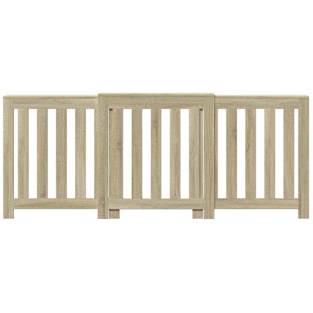 vidaXL Mască pentru calorifer stejar sonoma 205x21,5x83,5 cm lemn vidaXL Mască pentru calorifer stejar sonoma 205x21,5x83,5 cm lemn