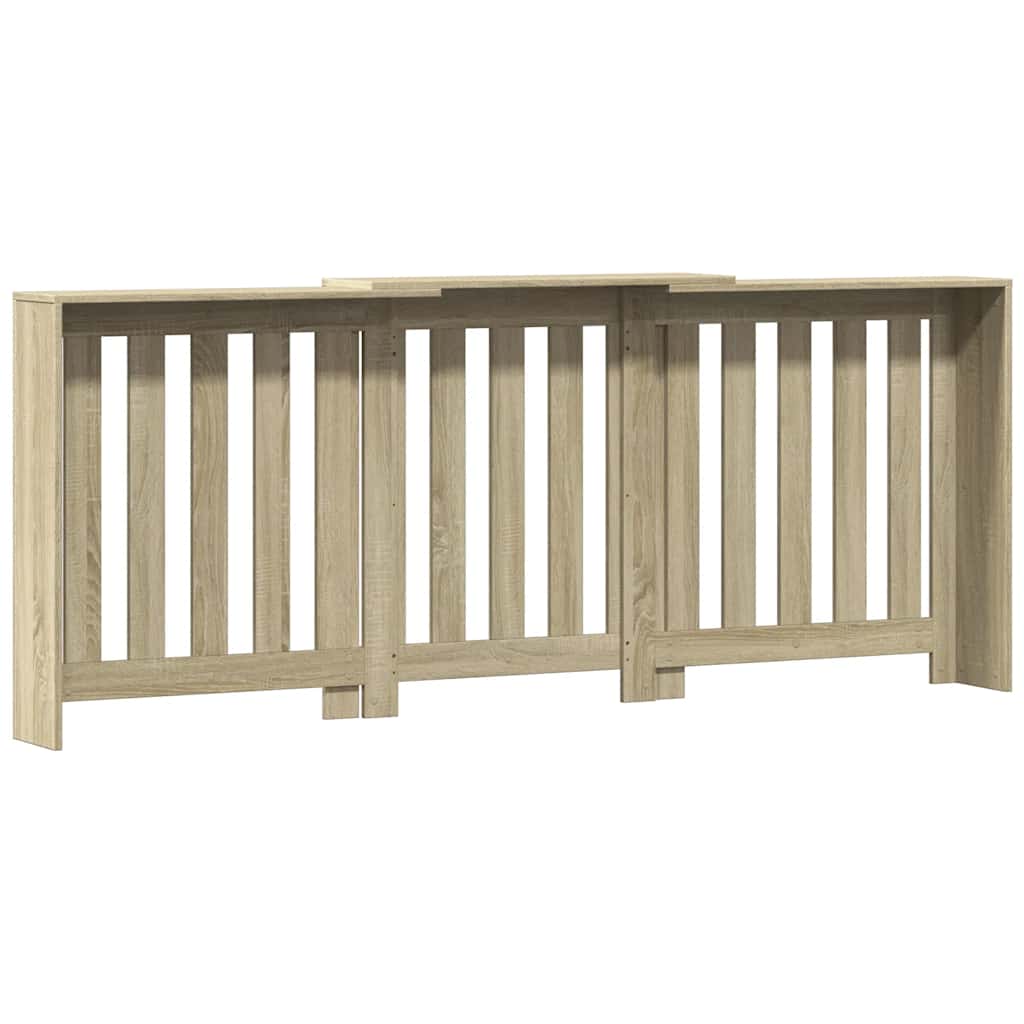 vidaXL Mască pentru calorifer stejar sonoma 205x21,5x83,5 cm lemn vidaXL Mască pentru calorifer stejar sonoma 205x21,5x83,5 cm lemn