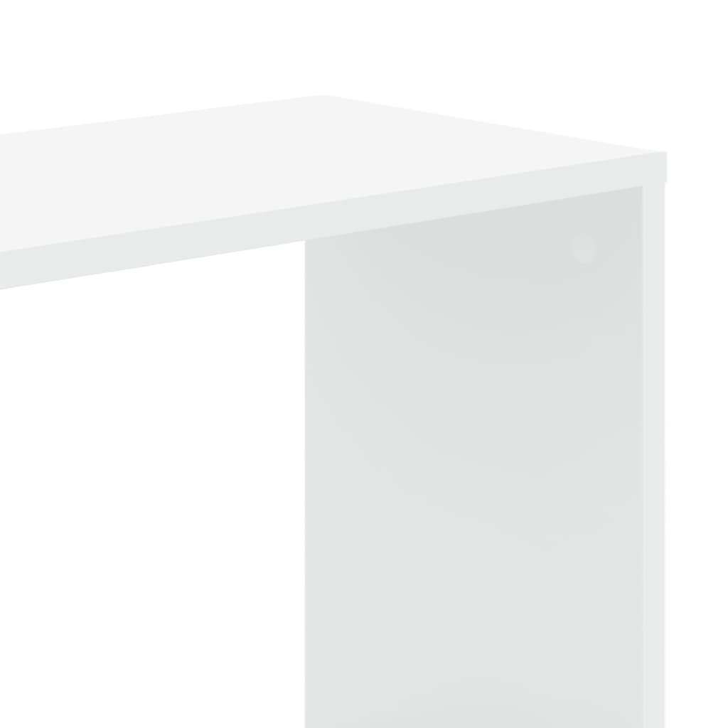 vidaXL Bibliotecă cu 5 niveluri, alb 80,5x23,5x162,5 cm lemn prelucrat vidaXL Bibliotecă cu 5 niveluri, alb 80,5x23,5x162,5 cm lemn prelucrat