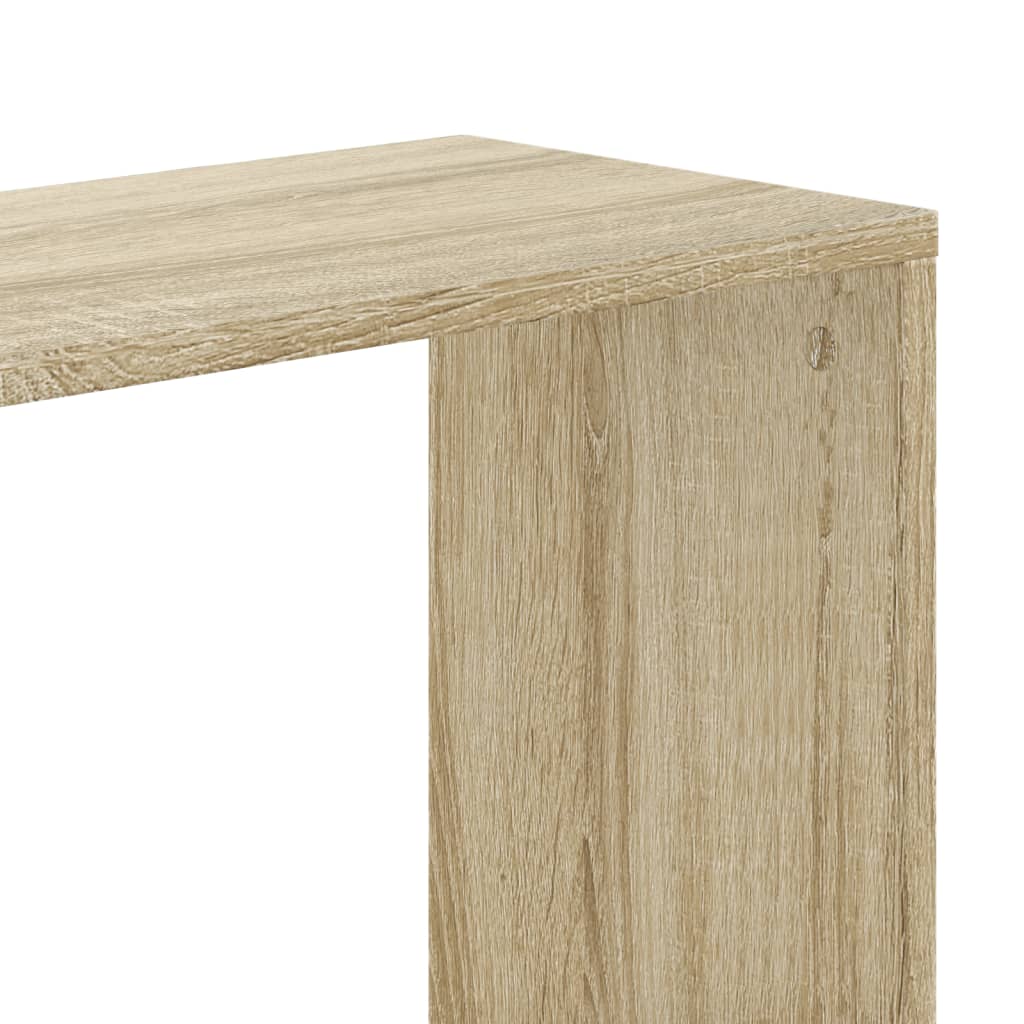 vidaXL Bibliotecă cu 5 niveluri stejar sonoma 45x23,5x162,5 cm lemn