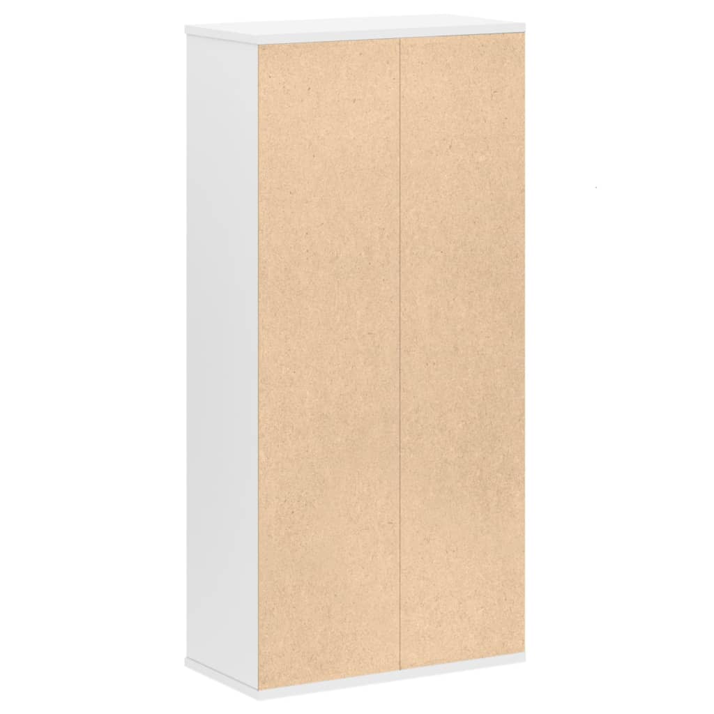 vidaXL Bibliotecă, alb, 50x25x105 cm, lemn prelucrat vidaXL Bibliotecă, alb, 50x25x105 cm, lemn prelucrat