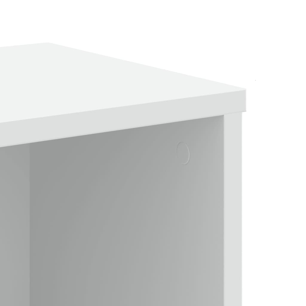 vidaXL Bibliotecă, alb, 50x25x105 cm, lemn prelucrat vidaXL Bibliotecă, alb, 50x25x105 cm, lemn prelucrat
