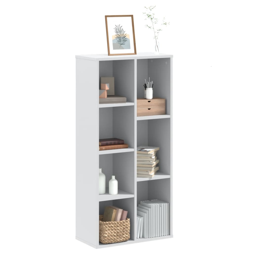 vidaXL Bibliotecă, alb, 50x25x105 cm, lemn prelucrat vidaXL Bibliotecă, alb, 50x25x105 cm, lemn prelucrat