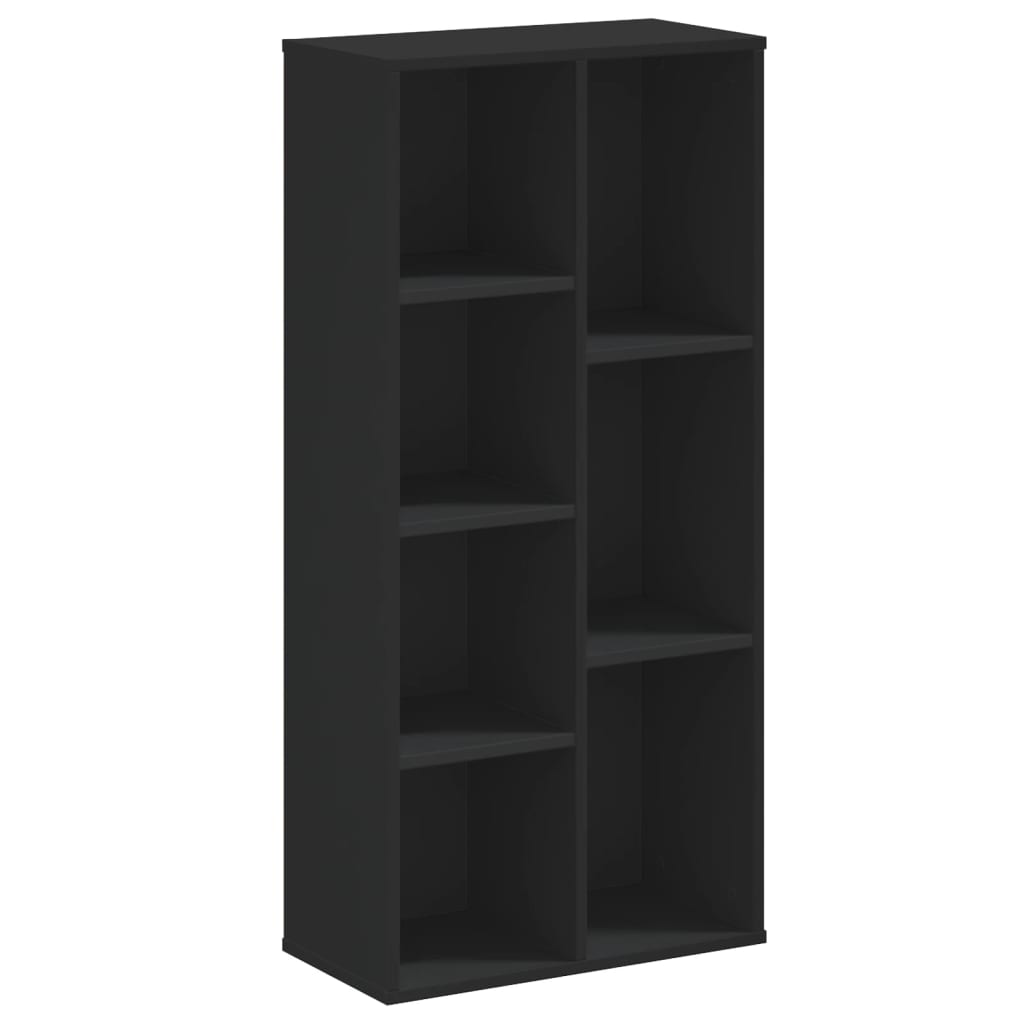 vidaXL Bibliotecă, negru, 50x25x105 cm, lemn prelucrat vidaXL Bibliotecă, negru, 50x25x105 cm, lemn prelucrat