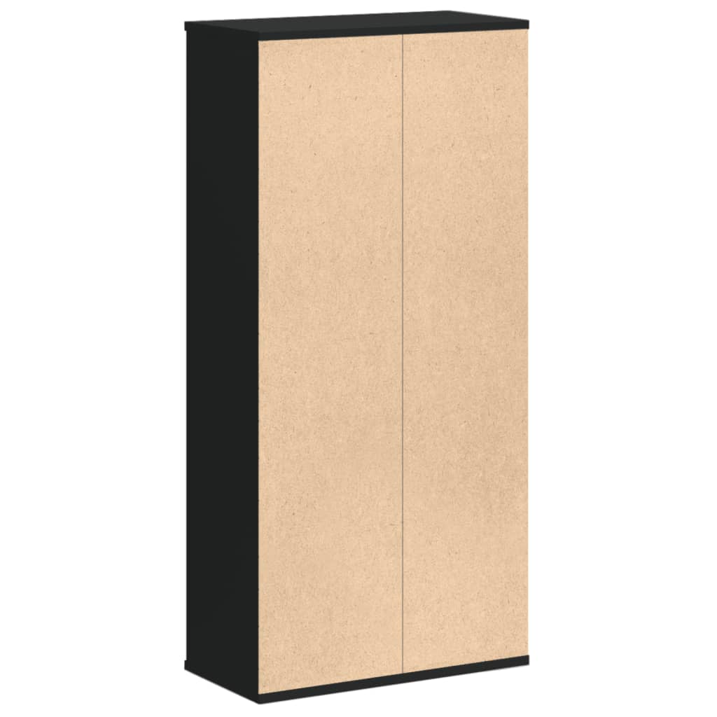 vidaXL Bibliotecă, negru, 50x25x105 cm, lemn prelucrat vidaXL Bibliotecă, negru, 50x25x105 cm, lemn prelucrat