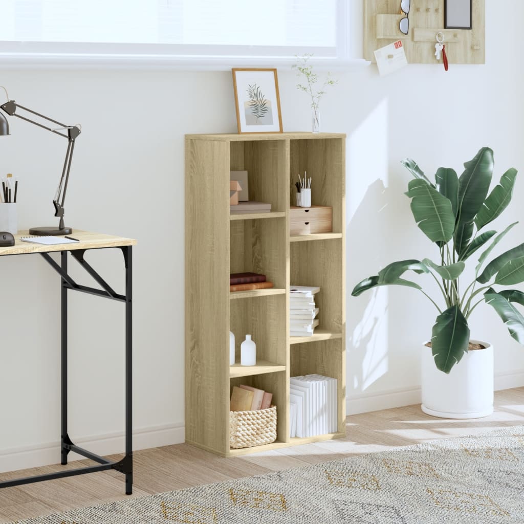 vidaXL Bibliotecă, stejar sonoma, 50x25x105 cm, lemn prelucrat vidaXL Bibliotecă, stejar sonoma, 50x25x105 cm, lemn prelucrat