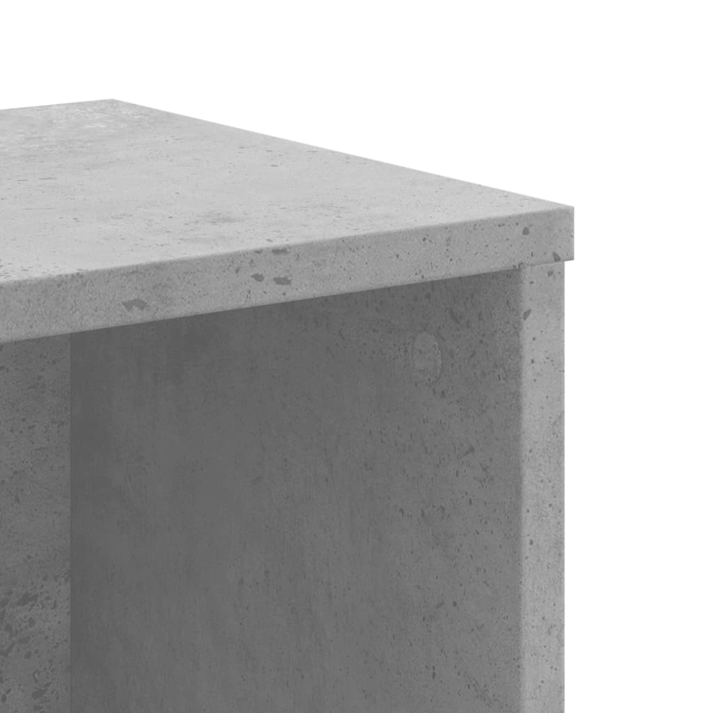 vidaXL Bibliotecă, gri beton, 50x25x105 cm, lemn compozit vidaXL Bibliotecă, gri beton, 50x25x105 cm, lemn compozit