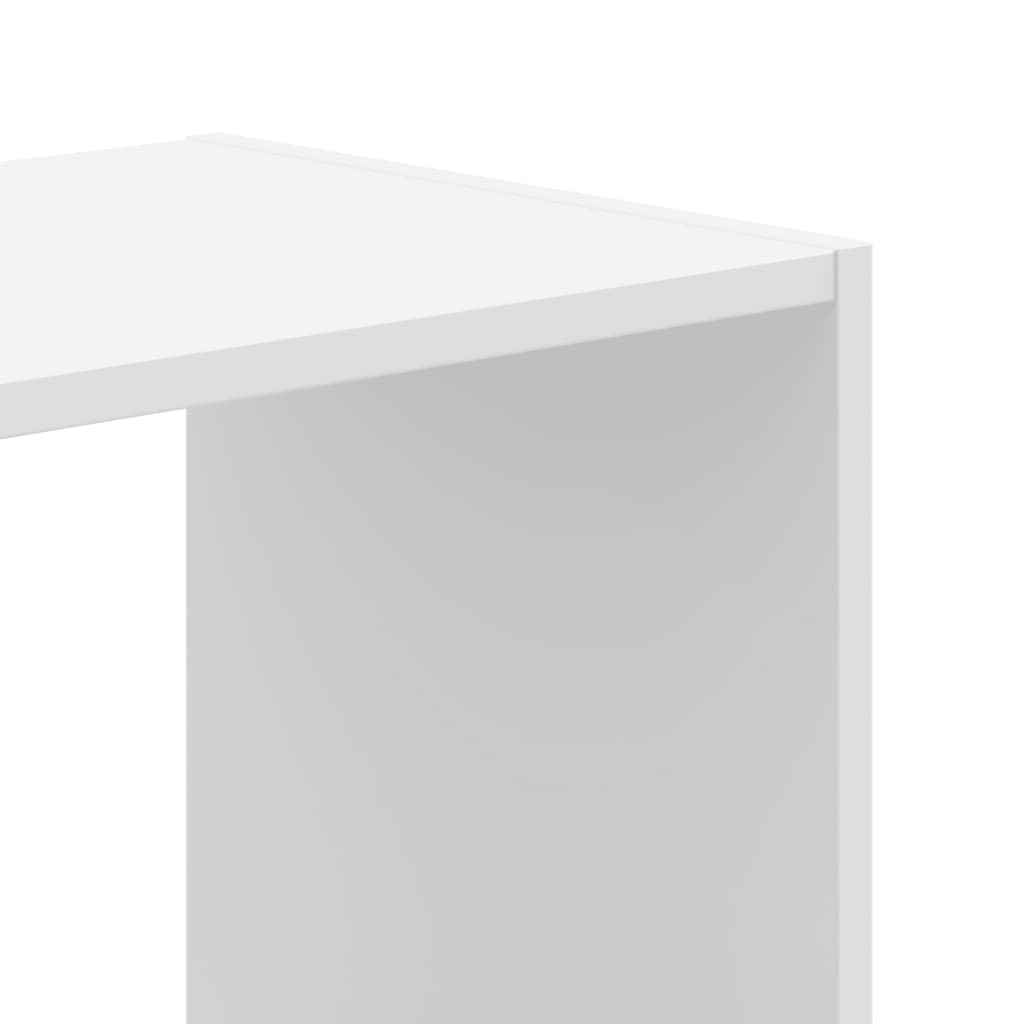 vidaXL Bibliotecă, albă, 68,5x32x75 cm, lemn prelucrat vidaXL Bibliotecă, albă, 68,5x32x75 cm, lemn prelucrat