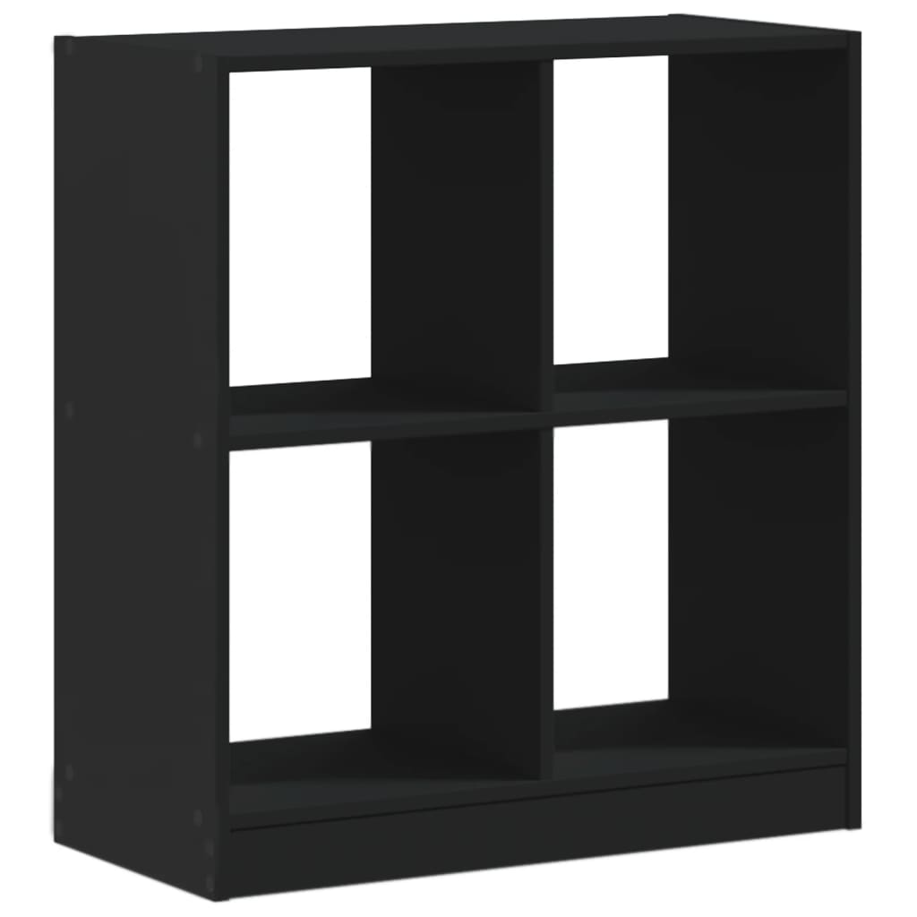 vidaXL Bibliotecă, negru, 68,5x32x75 cm, lemn prelucrat vidaXL Bibliotecă, negru, 68,5x32x75 cm, lemn prelucrat