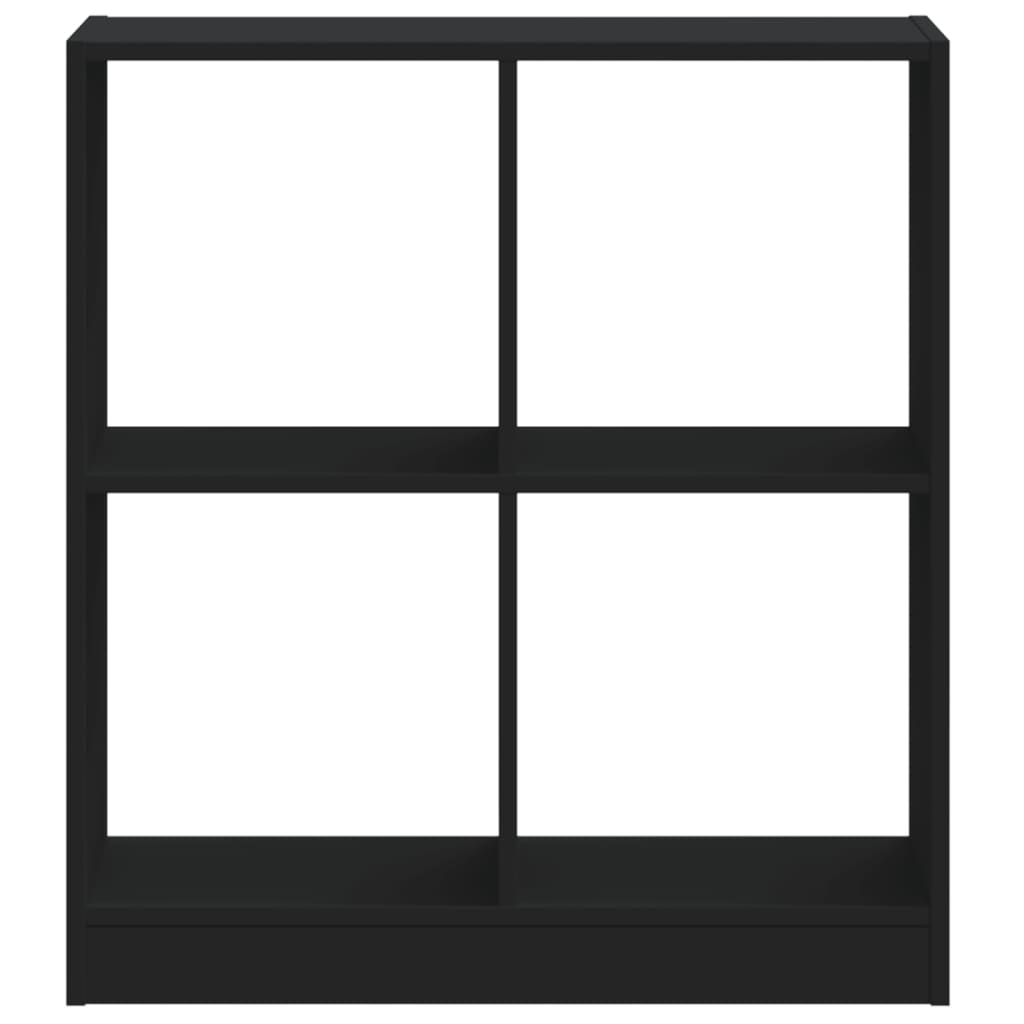 vidaXL Bibliotecă, negru, 68,5x32x75 cm, lemn prelucrat vidaXL Bibliotecă, negru, 68,5x32x75 cm, lemn prelucrat