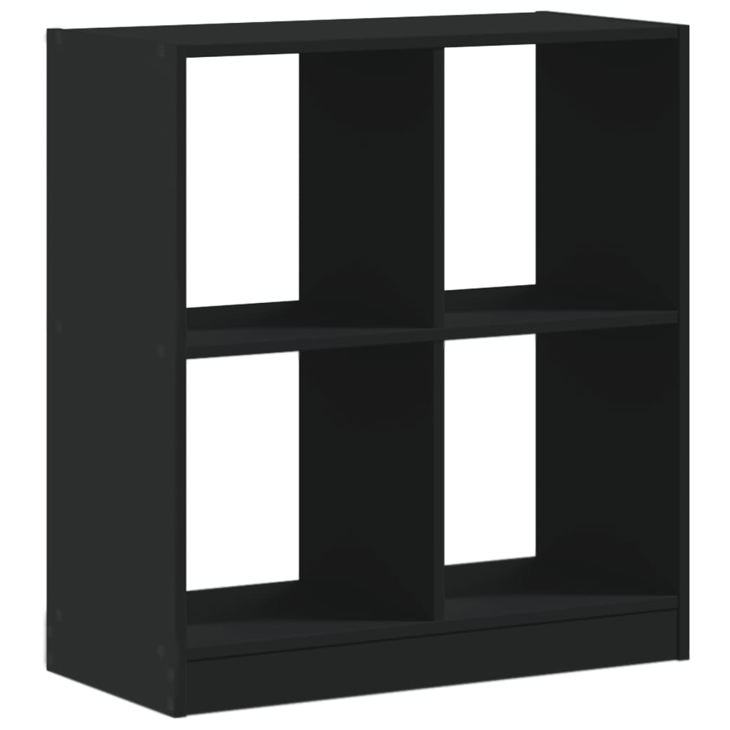 vidaXL Bibliotecă, negru, 68,5x32x75 cm, lemn prelucrat vidaXL Bibliotecă, negru, 68,5x32x75 cm, lemn prelucrat