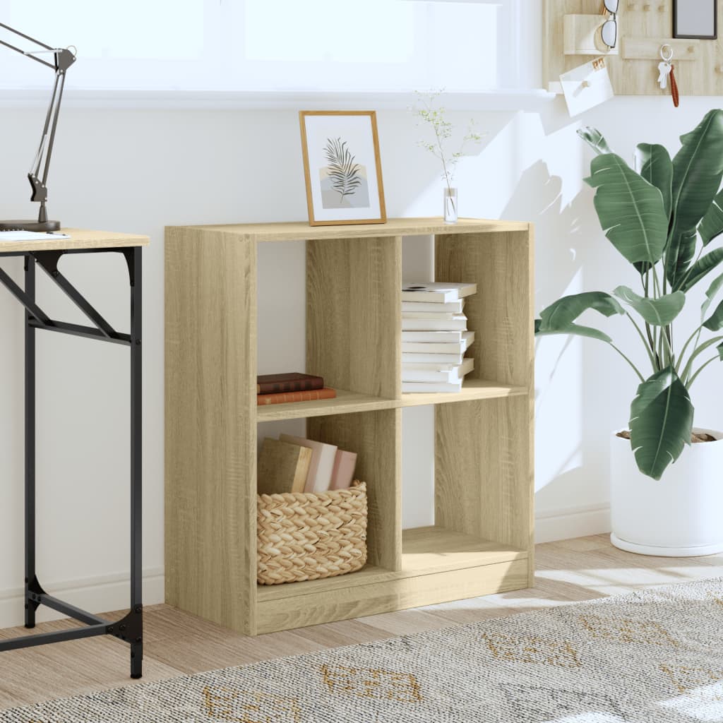 vidaXL Bibliotecă, stejar sonoma, 68,5x32x75 cm, lemn prelucrat vidaXL Bibliotecă, stejar sonoma, 68,5x32x75 cm, lemn prelucrat