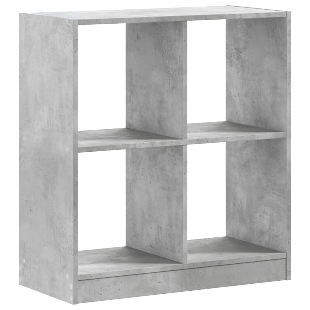 vidaXL Bibliotecă, gri beton, 68,5x32x75 cm, lemn prelucrat vidaXL Bibliotecă, gri beton, 68,5x32x75 cm, lemn prelucrat