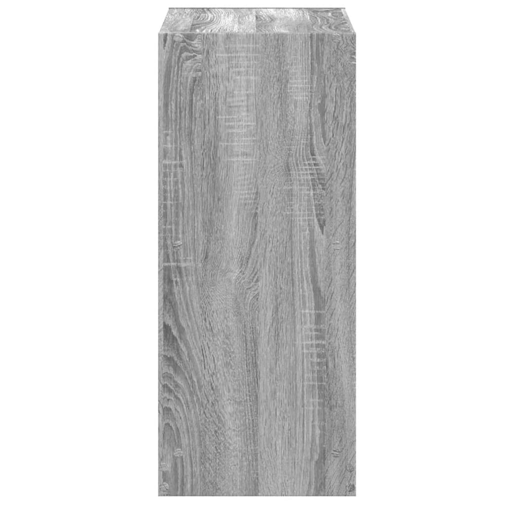 vidaXL Bibliotecă, sonoma gri, 68,5x32x75 cm, lemn prelucrat vidaXL Bibliotecă, sonoma gri, 68,5x32x75 cm, lemn prelucrat