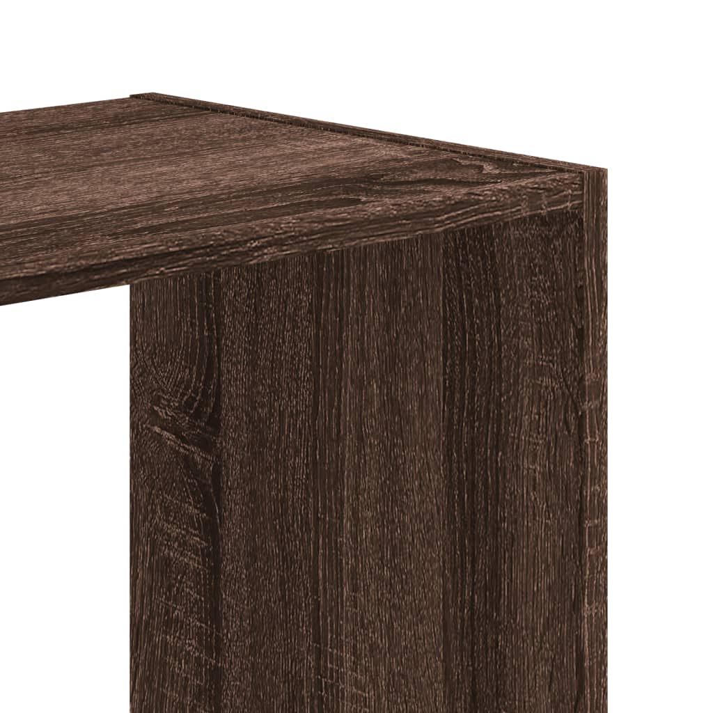 vidaXL Bibliotecă, stejar maro, 68,5x32x75 cm, lemn prelucrat vidaXL Bibliotecă, stejar maro, 68,5x32x75 cm, lemn prelucrat