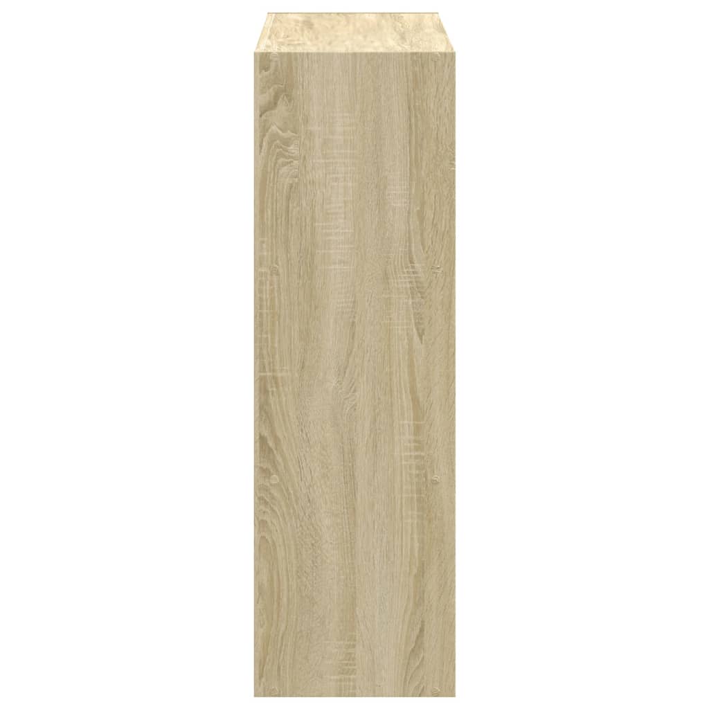 vidaXL Bibliotecă, stejar sonoma, 102x32x102 cm, lemn prelucrat vidaXL Bibliotecă, stejar sonoma, 102x32x102 cm, lemn prelucrat