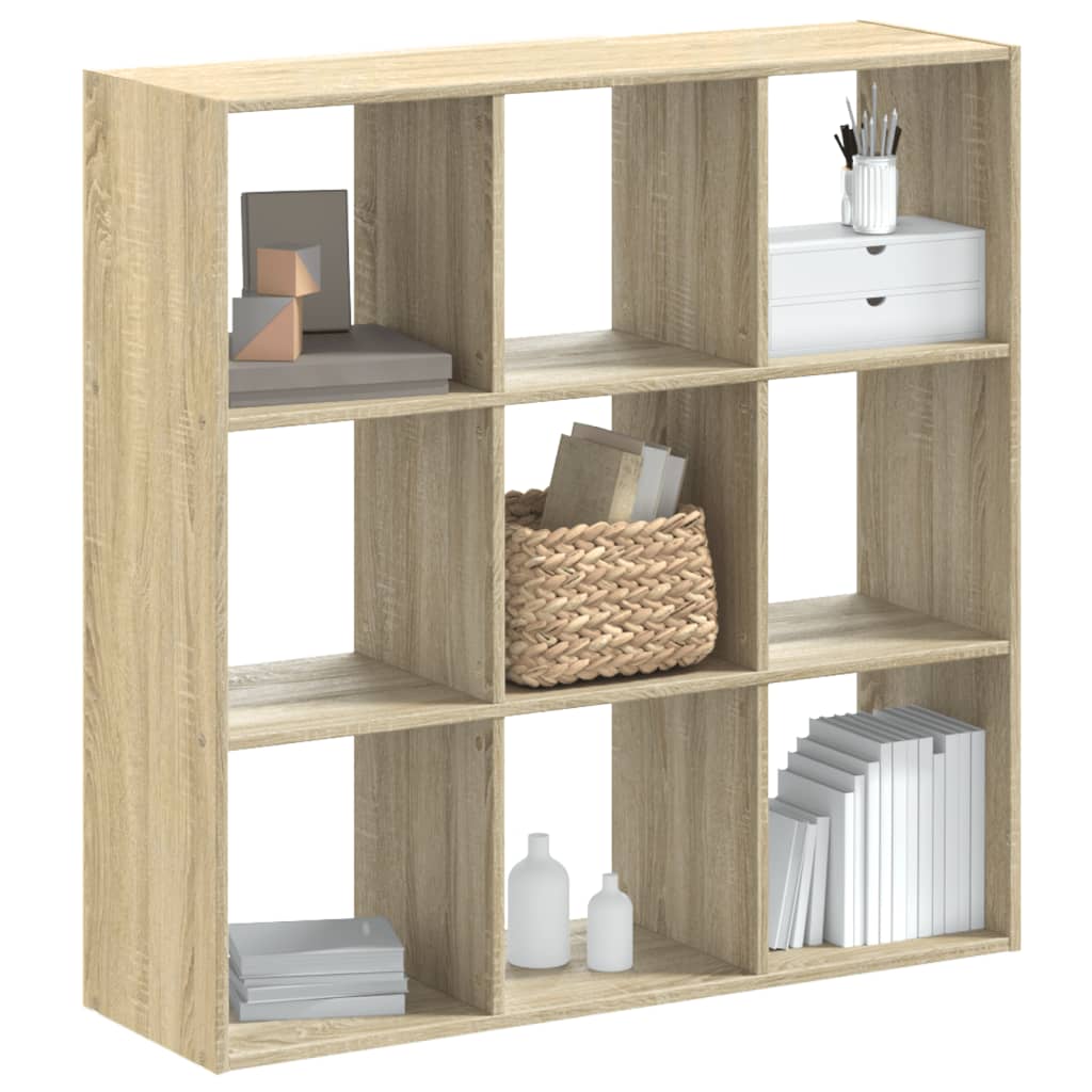 vidaXL Bibliotecă, stejar sonoma, 102x32x102 cm, lemn prelucrat vidaXL Bibliotecă, stejar sonoma, 102x32x102 cm, lemn prelucrat