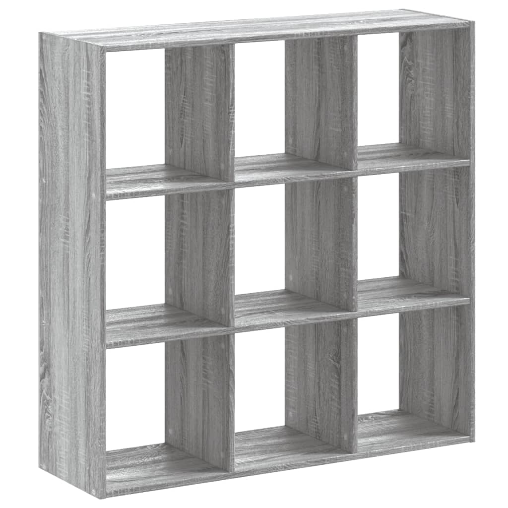 vidaXL Bibliotecă, gri sonoma, 102x32x102 cm, lemn prelucrat vidaXL Bibliotecă, gri sonoma, 102x32x102 cm, lemn prelucrat