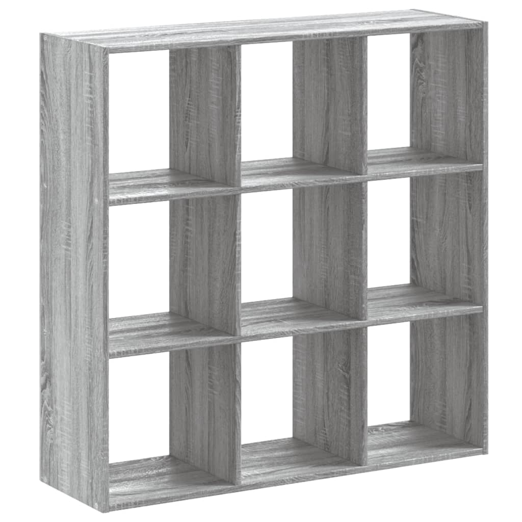 vidaXL Bibliotecă, gri sonoma, 102x32x102 cm, lemn prelucrat vidaXL Bibliotecă, gri sonoma, 102x32x102 cm, lemn prelucrat