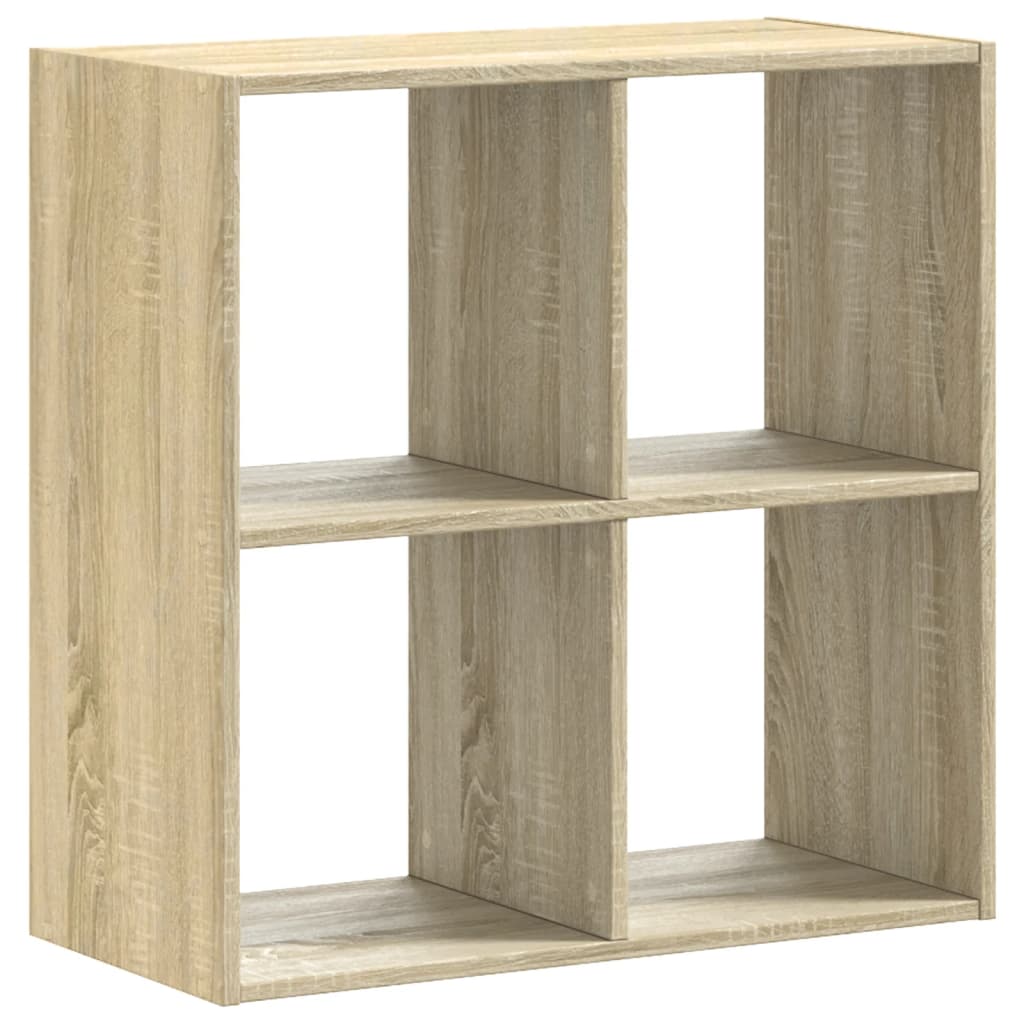 vidaXL Bibliotecă, stejar sonoma, 68,5x32x68,5 cm, lemn prelucrat vidaXL Bibliotecă, stejar sonoma, 68,5x32x68,5 cm, lemn prelucrat