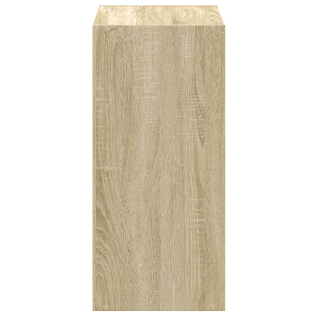 vidaXL Bibliotecă, stejar sonoma, 68,5x32x68,5 cm, lemn prelucrat vidaXL Bibliotecă, stejar sonoma, 68,5x32x68,5 cm, lemn prelucrat