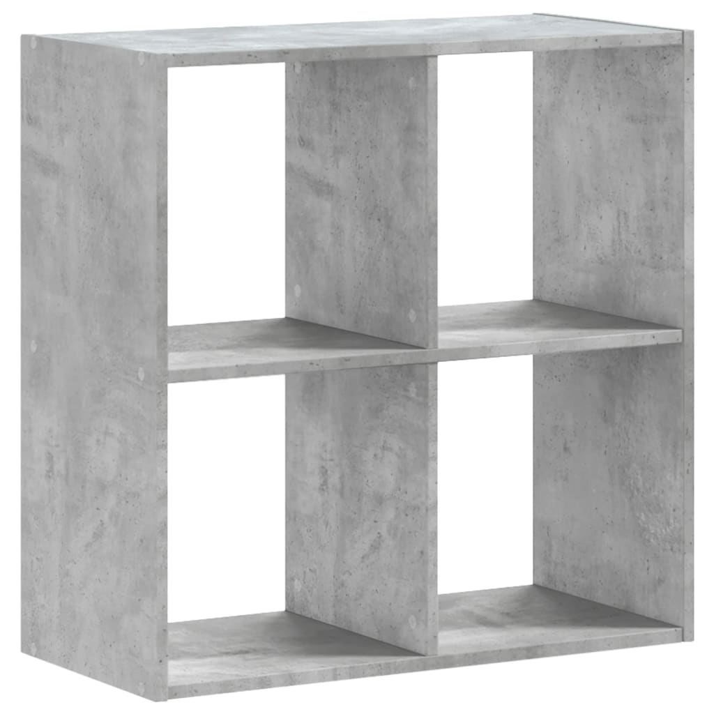 vidaXL Bibliotecă, gri beton, 68,5x32x68,5 cm, lemn prelucrat vidaXL Bibliotecă, gri beton, 68,5x32x68,5 cm, lemn prelucrat