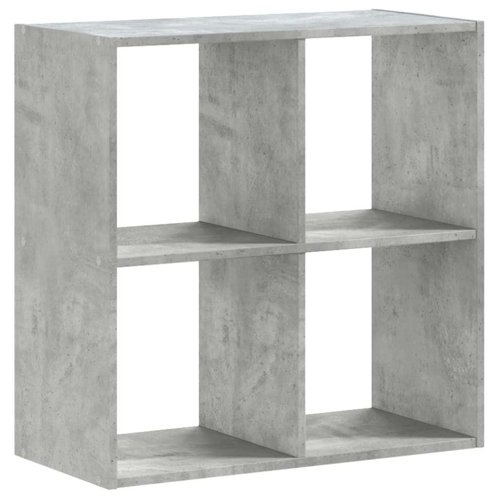 vidaXL Bibliotecă, gri beton, 68,5x32x68,5 cm, lemn prelucrat vidaXL Bibliotecă, gri beton, 68,5x32x68,5 cm, lemn prelucrat
