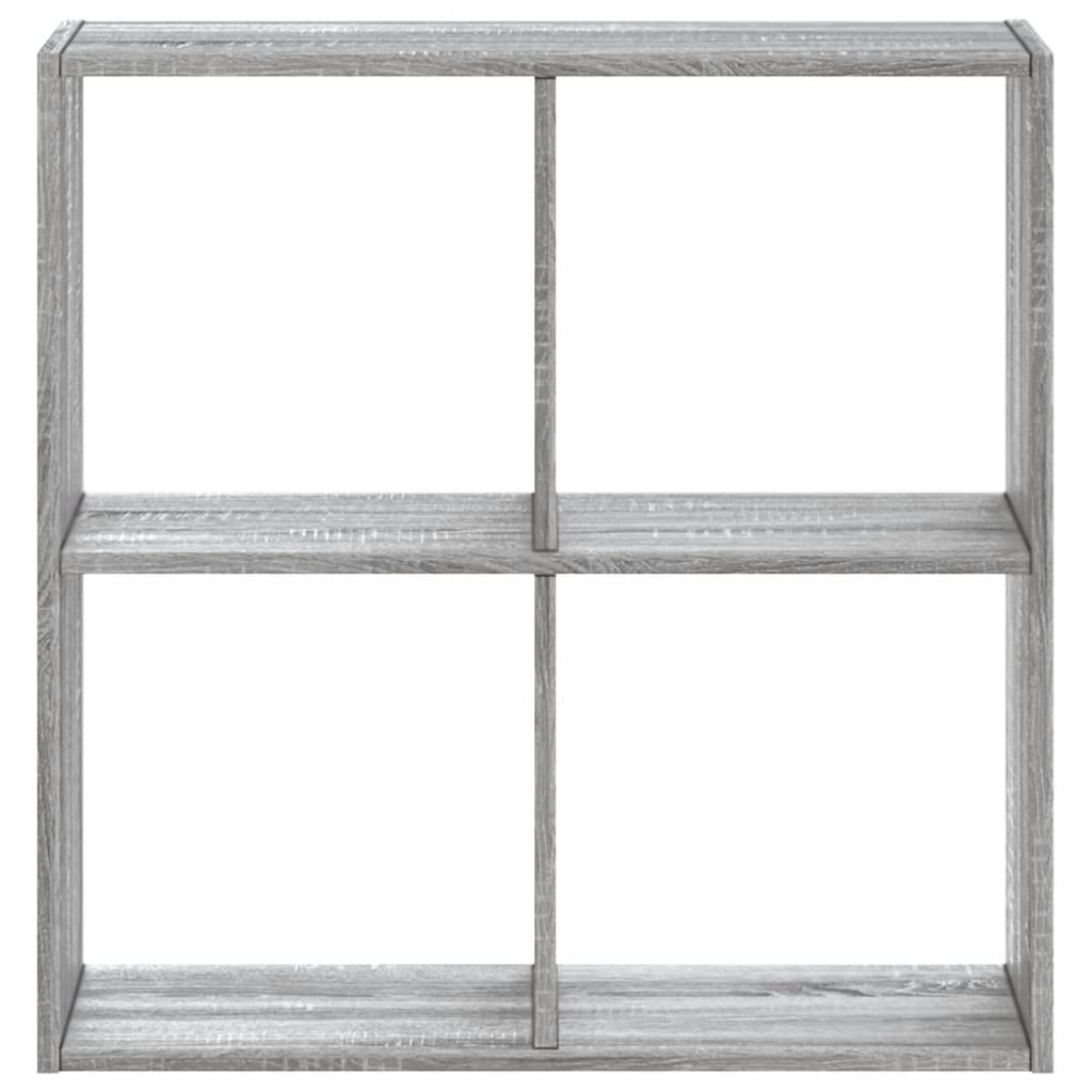 vidaXL Bibliotecă, gri sonoma, 68,5x32x68,5 cm, lemn prelucrat
