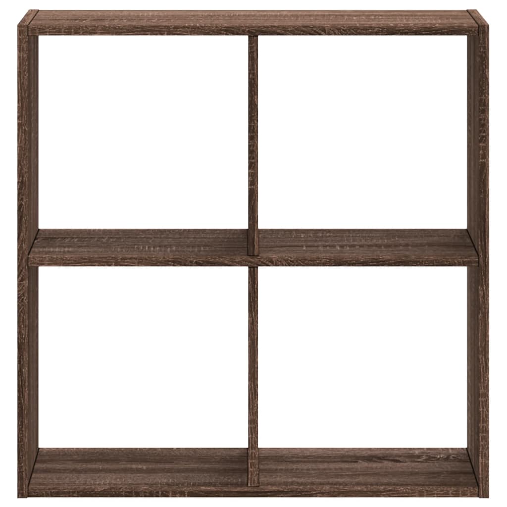 vidaXL Bibliotecă, stejar maro, 68,5x32x68,5 cm, lemn prelucrat vidaXL Bibliotecă, stejar maro, 68,5x32x68,5 cm, lemn prelucrat