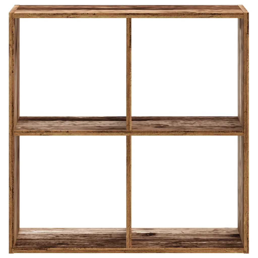 vidaXL Bibliotecă, lemn vechi, 68,5x32x68,5 cm, lemn prelucrat vidaXL Bibliotecă, lemn vechi, 68,5x32x68,5 cm, lemn prelucrat