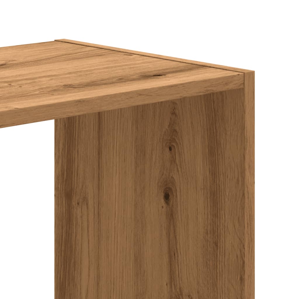 vidaXL Bibliotecă, stejar artizanal, 68,5x32x68,5 cm, lemn prelucrat vidaXL Bibliotecă, stejar artizanal, 68,5x32x68,5 cm, lemn prelucrat