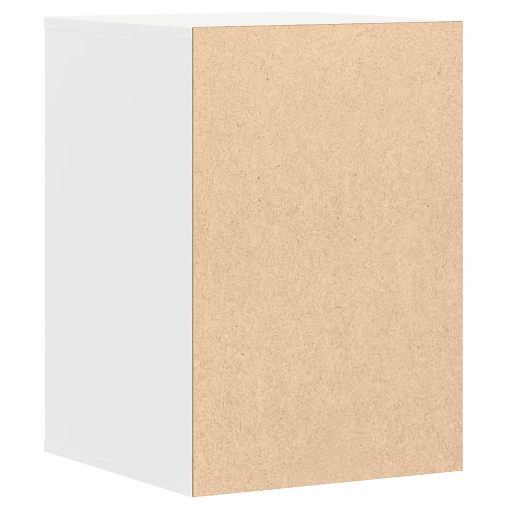 vidaXL Dulap colț cu sertare alb 40x41x58 cm lemn prelucrat