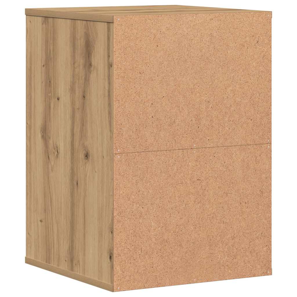 vidaXL Dulap colț sertare stejar artizanal 40x41x58 cm lemn prelucrat