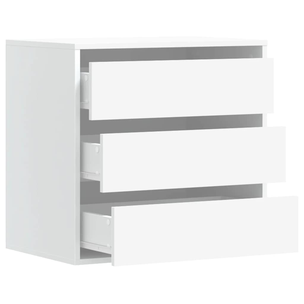 vidaXL Dulap colț cu sertare alb 60x41x58 cm lemn prelucrat vidaXL Dulap colț cu sertare alb 60x41x58 cm lemn prelucrat