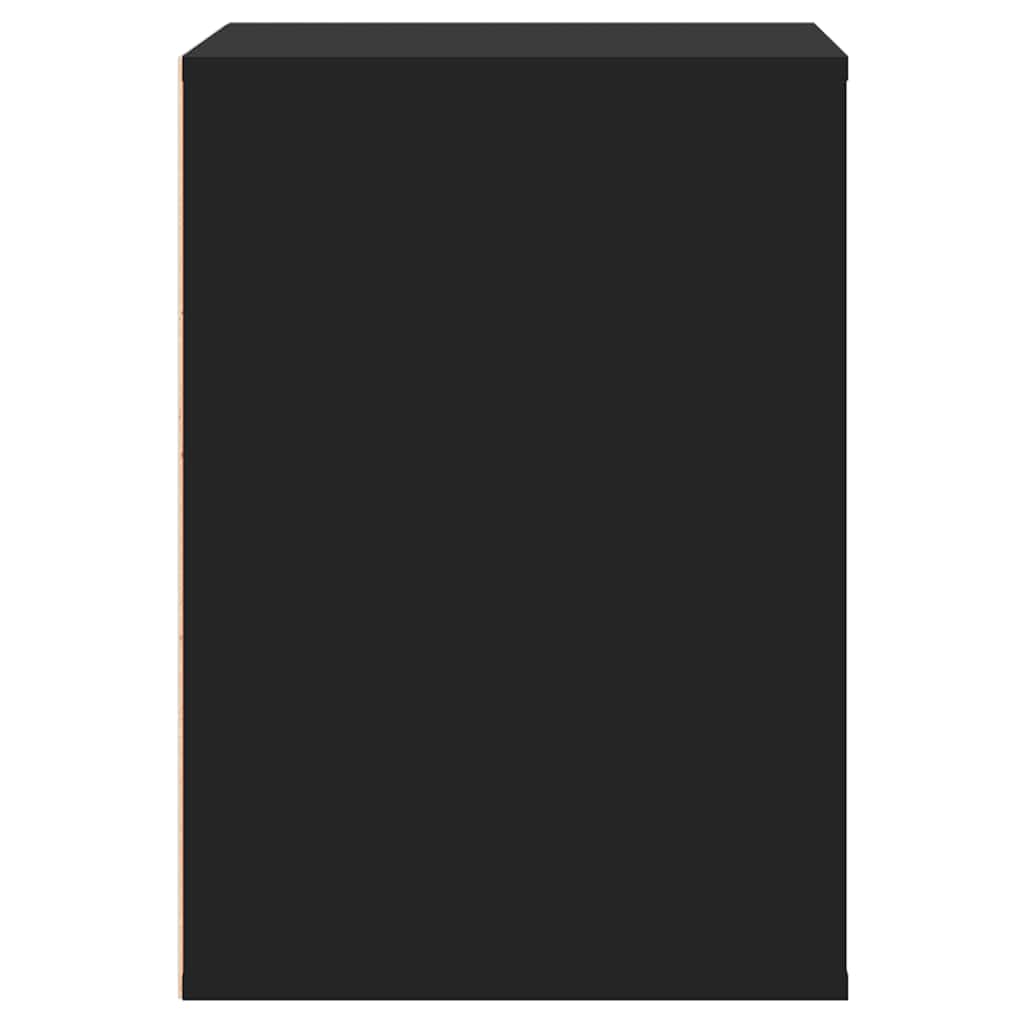 vidaXL Dulap colț cu sertare negru 60x41x58 cm lemn prelucrat vidaXL Dulap colț cu sertare negru 60x41x58 cm lemn prelucrat