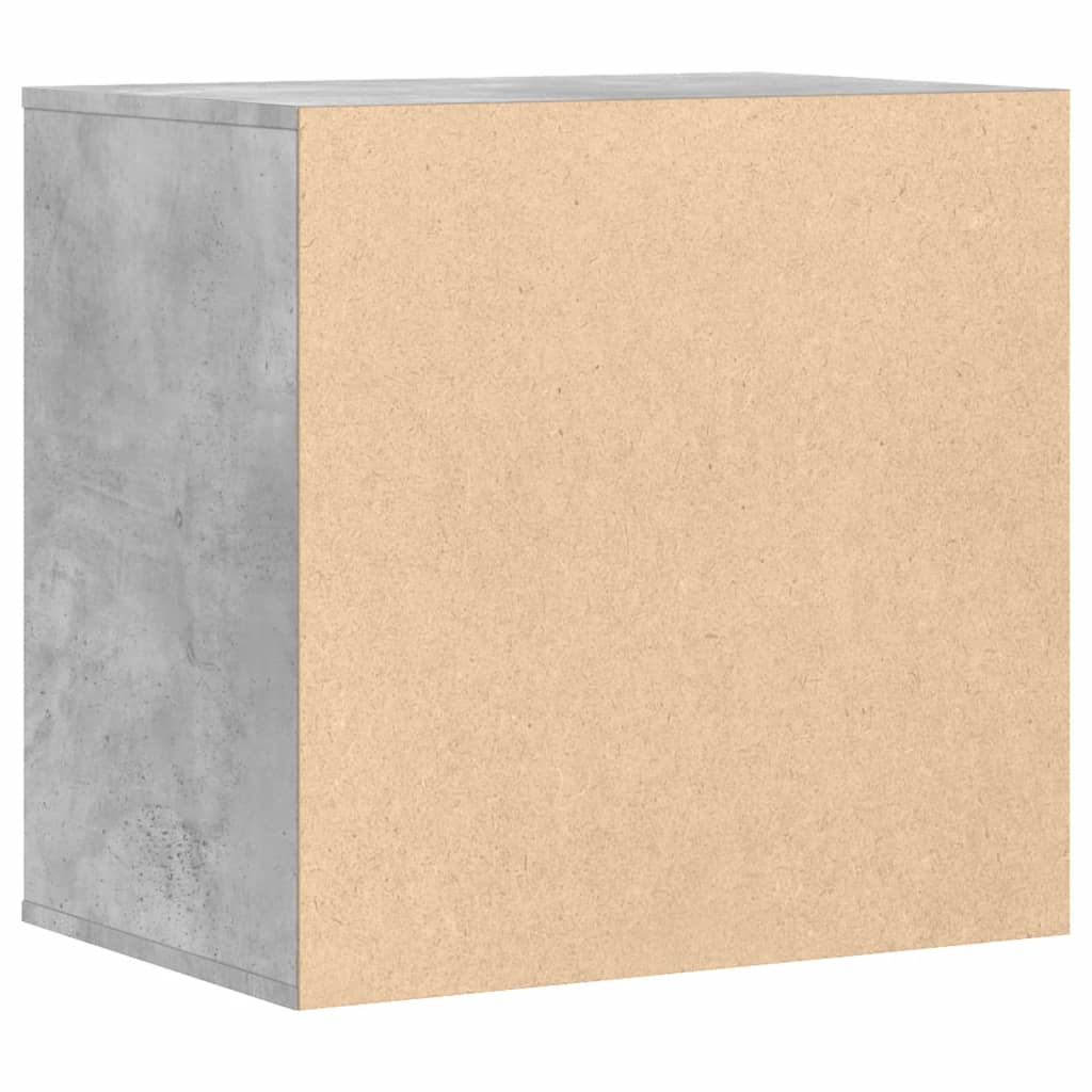 vidaXL Dulap colț cu sertare gri beton 60x41x58 cm lemn prelucrat vidaXL Dulap colț cu sertare gri beton 60x41x58 cm lemn prelucrat
