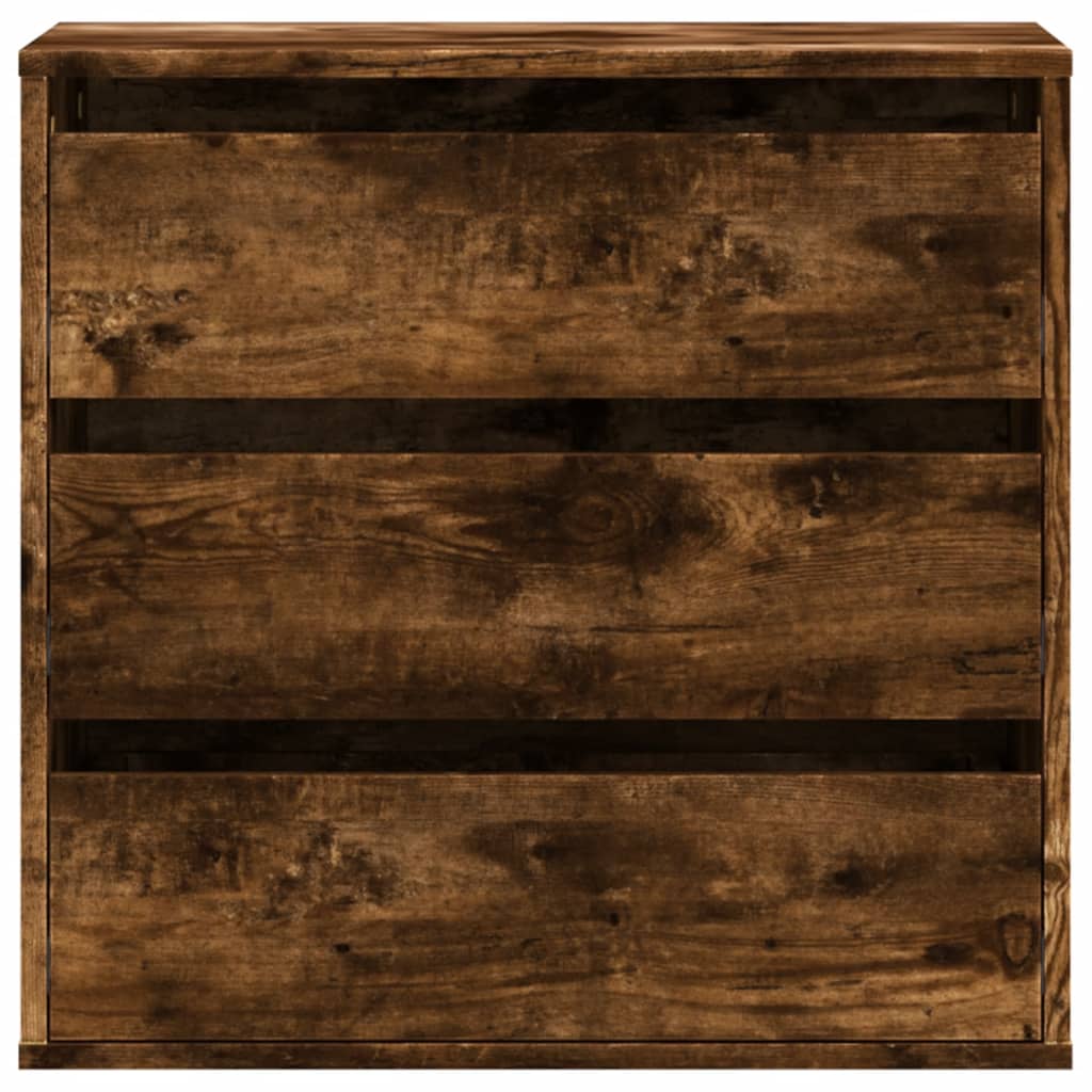 vidaXL Dulap colț cu sertare stejar fumuriu 60x41x58 cm lemn prelucrat vidaXL Dulap colț cu sertare stejar fumuriu 60x41x58 cm lemn prelucrat