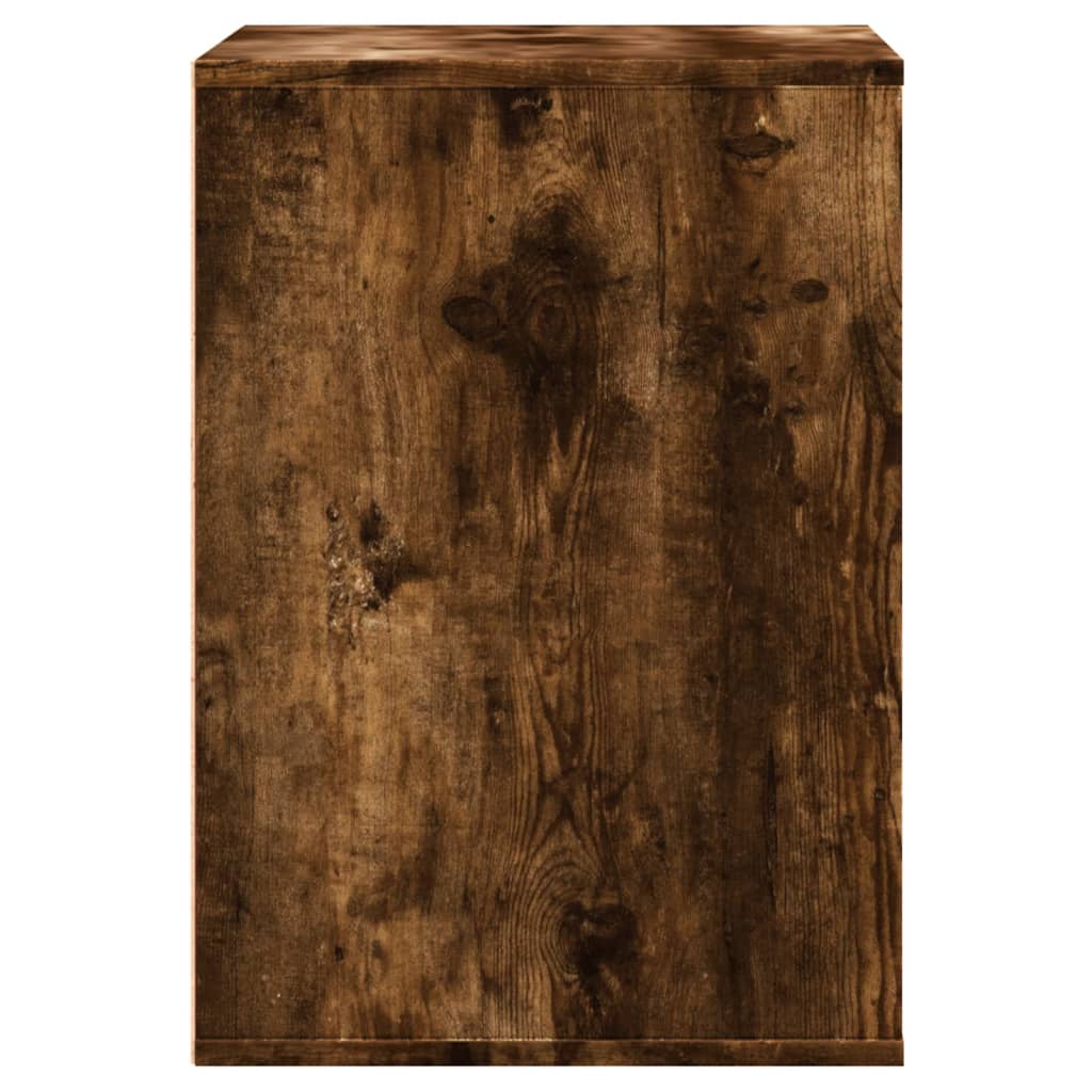 vidaXL Dulap colț cu sertare stejar fumuriu 60x41x58 cm lemn prelucrat vidaXL Dulap colț cu sertare stejar fumuriu 60x41x58 cm lemn prelucrat
