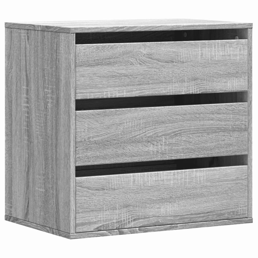 vidaXL Dulap colț cu sertare sonoma gri 60x41x58 cm lemn prelucrat vidaXL Dulap colț cu sertare sonoma gri 60x41x58 cm lemn prelucrat