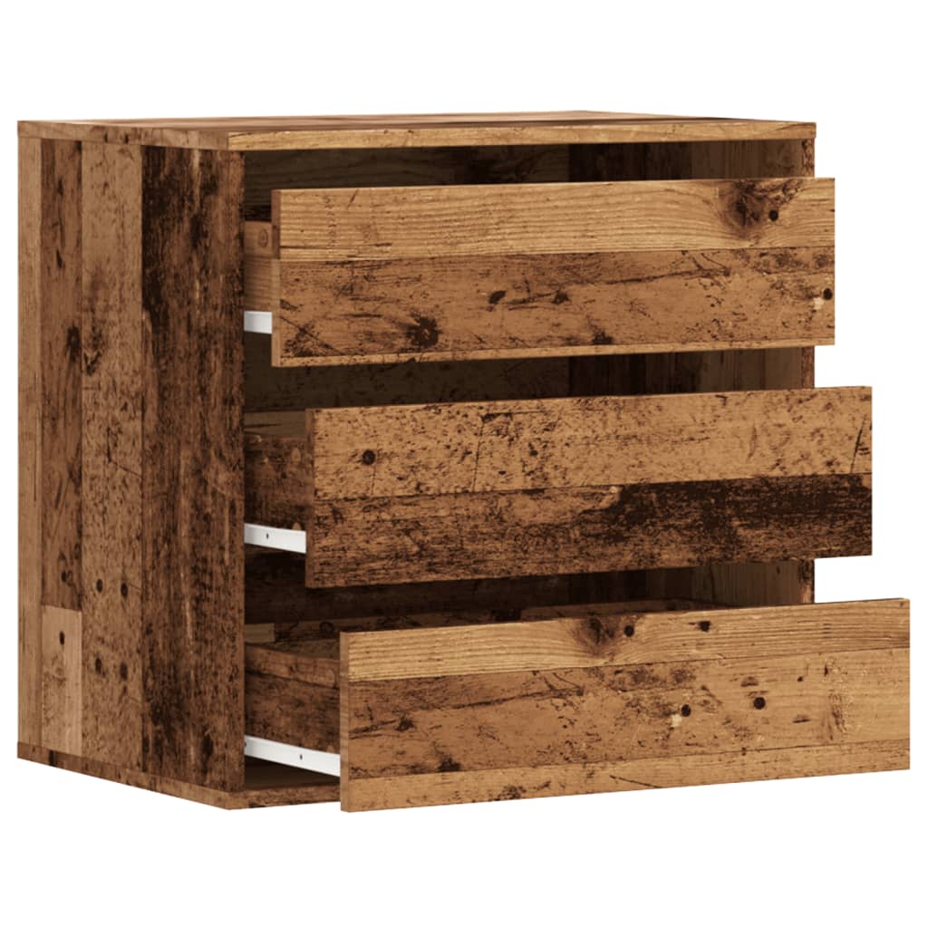 vidaXL Dulap colț cu sertare lemn vechi 60x41x58 cm lemn prelucrat vidaXL Dulap colț cu sertare lemn vechi 60x41x58 cm lemn prelucrat