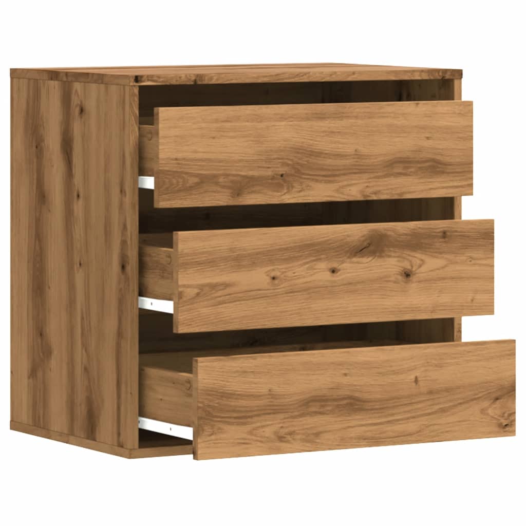 vidaXL Dulap colț sertare stejar artizanal 60x41x58 cm lemn prelucrat vidaXL Dulap colț sertare stejar artizanal 60x41x58 cm lemn prelucrat