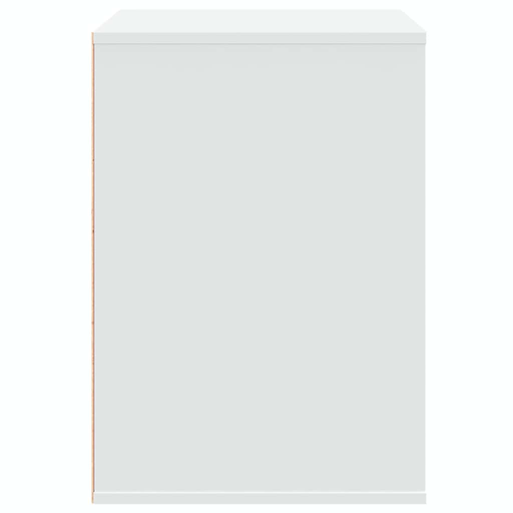 vidaXL Dulap colț cu sertare alb 80x41x58 cm lemn prelucrat vidaXL Dulap colț cu sertare alb 80x41x58 cm lemn prelucrat