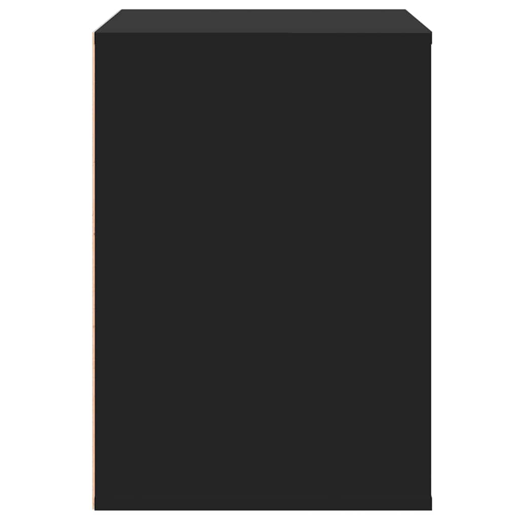 vidaXL Dulap colț cu sertare negru 80x41x58 cm lemn prelucrat vidaXL Dulap colț cu sertare negru 80x41x58 cm lemn prelucrat