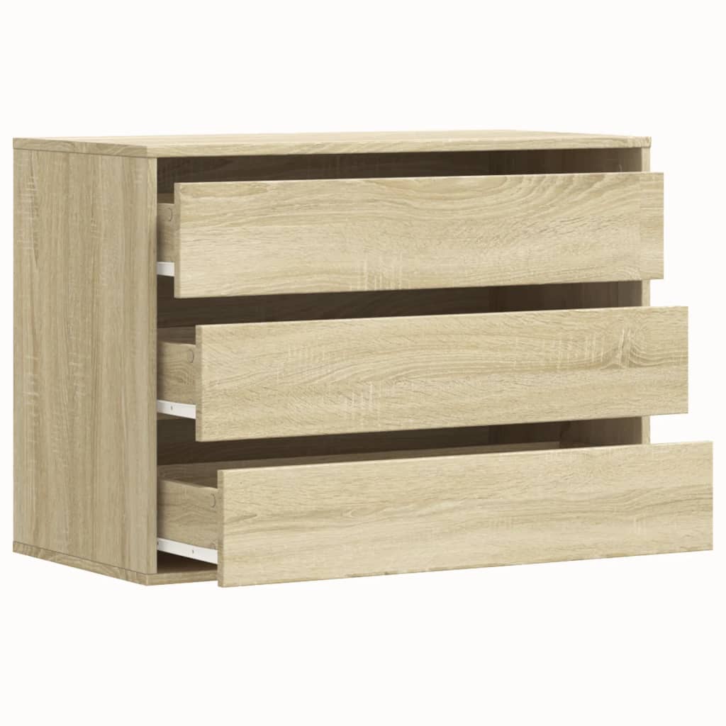 vidaXL Dulap colț cu sertare stejar sonoma 80x41x58 cm lemn prelucrat vidaXL Dulap colț cu sertare stejar sonoma 80x41x58 cm lemn prelucrat