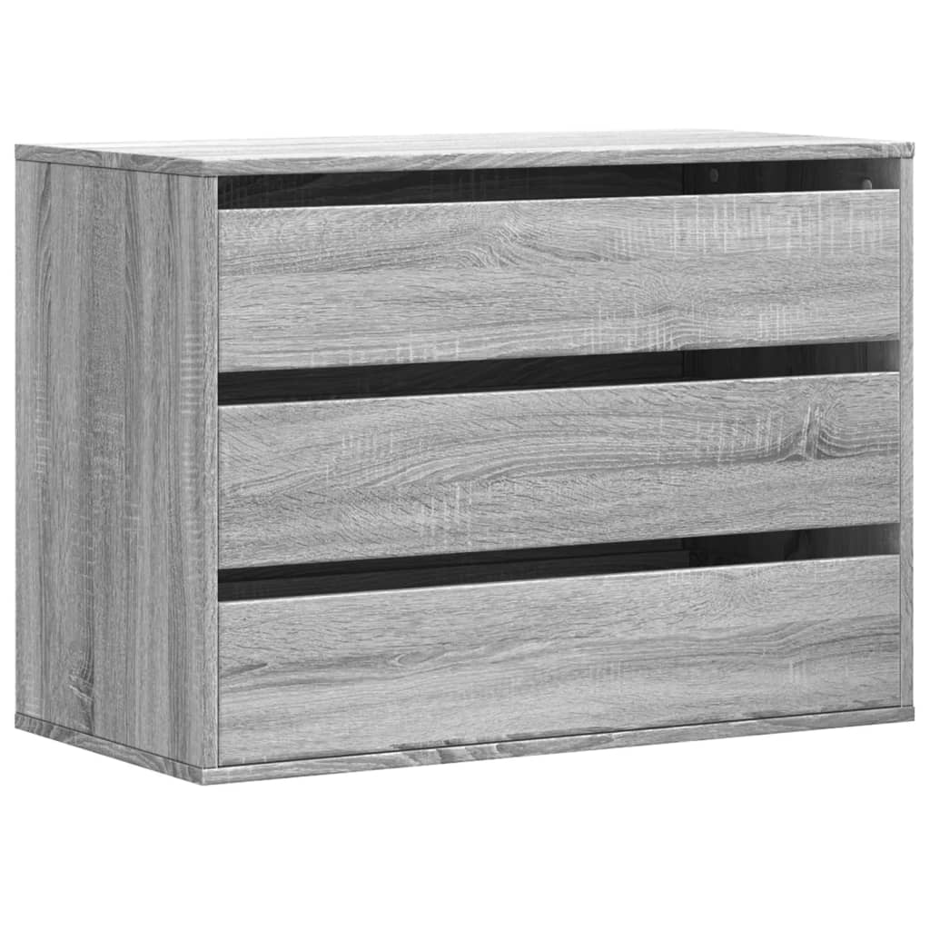 vidaXL Dulap colț cu sertare sonoma gri 80x41x58 cm lemn prelucrat vidaXL Dulap colț cu sertare sonoma gri 80x41x58 cm lemn prelucrat