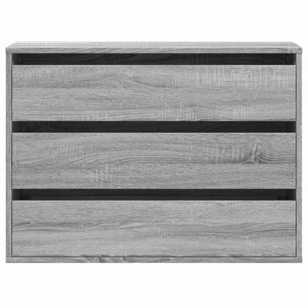 vidaXL Dulap colț cu sertare sonoma gri 80x41x58 cm lemn prelucrat vidaXL Dulap colț cu sertare sonoma gri 80x41x58 cm lemn prelucrat