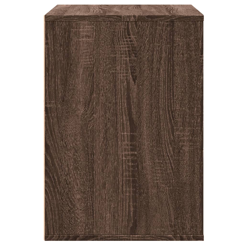 vidaXL Dulap colț cu sertare stejar maro 80x41x58 cm lemn prelucrat